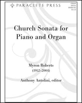 Church Sonata for Piano and Organ Organ sheet music cover